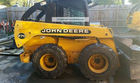 2002 john deere 270 skid steer specs|john deere 270d lc.